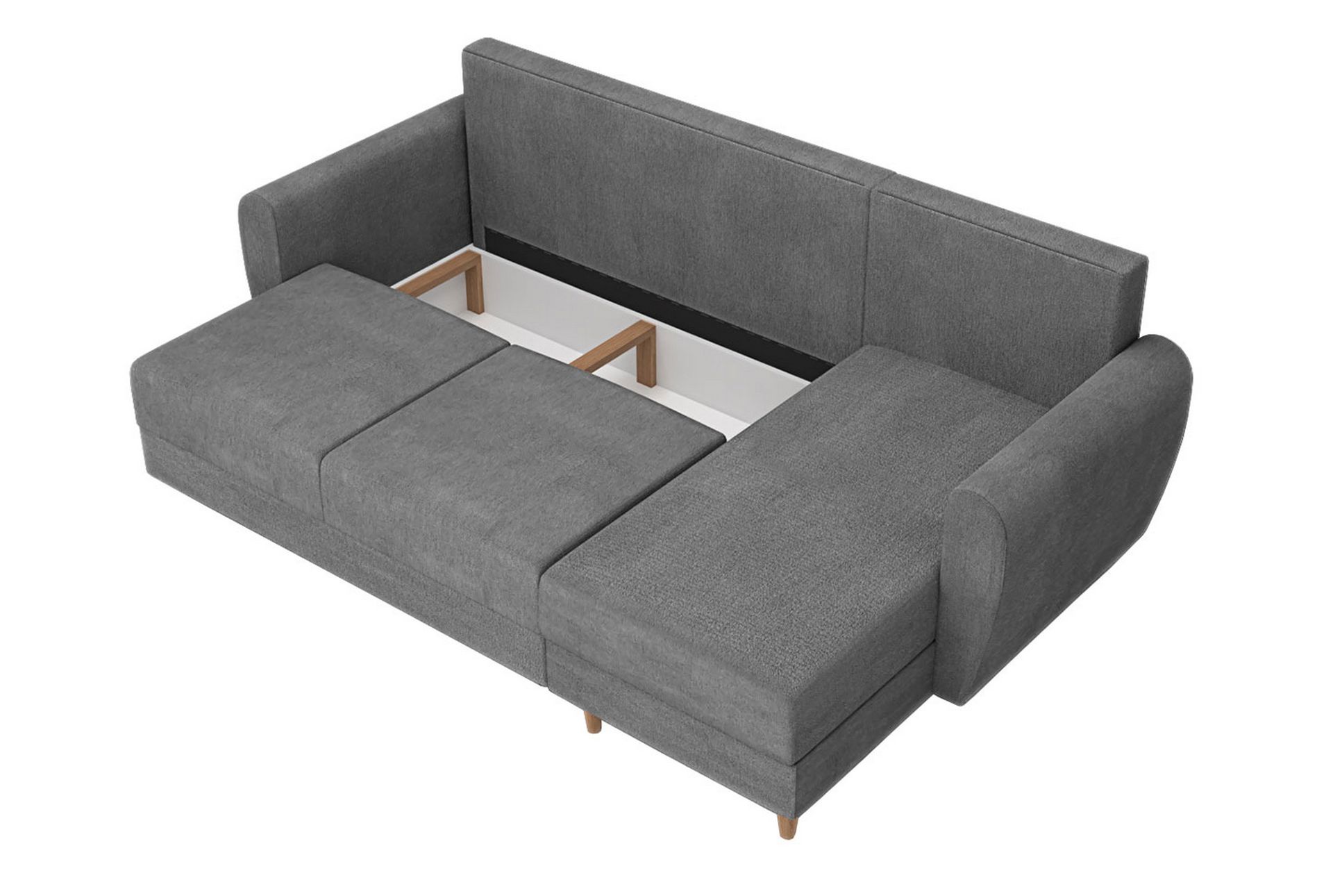 Hjørnesovesofa Hulared - Brun - Møbler - Sofaer - Sovesofaer - Sovesofa divan