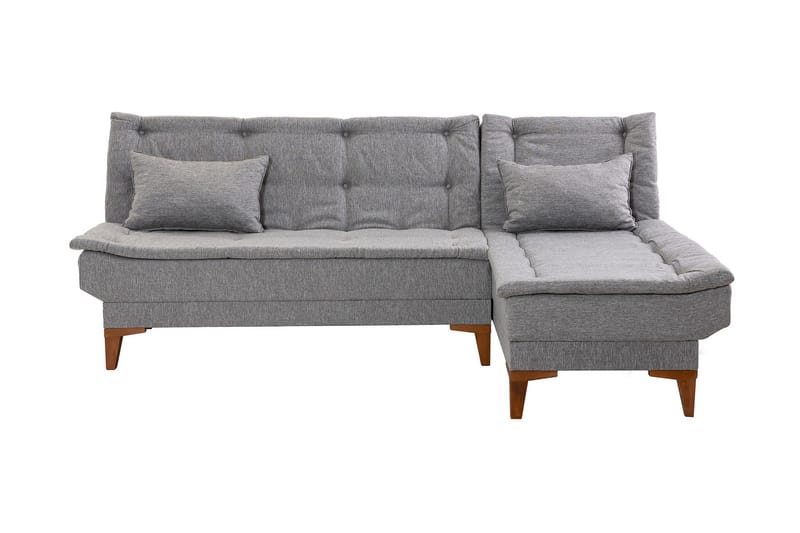 Hunterville Sovesofa m. Divan 4-seters 107x205, Grå