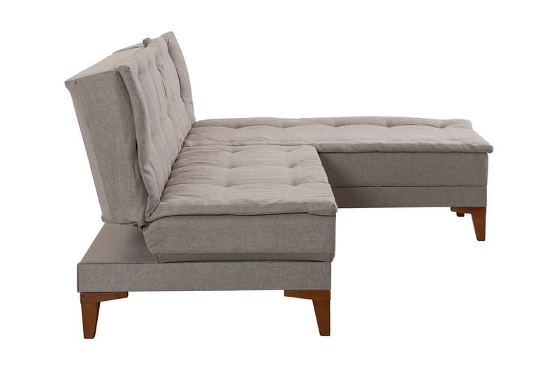 Hunterville Sovesofa m. Divan 4-seters 107x205 - Krem - Møbler - Sofaer - Sovesofaer - Sovesofa divan