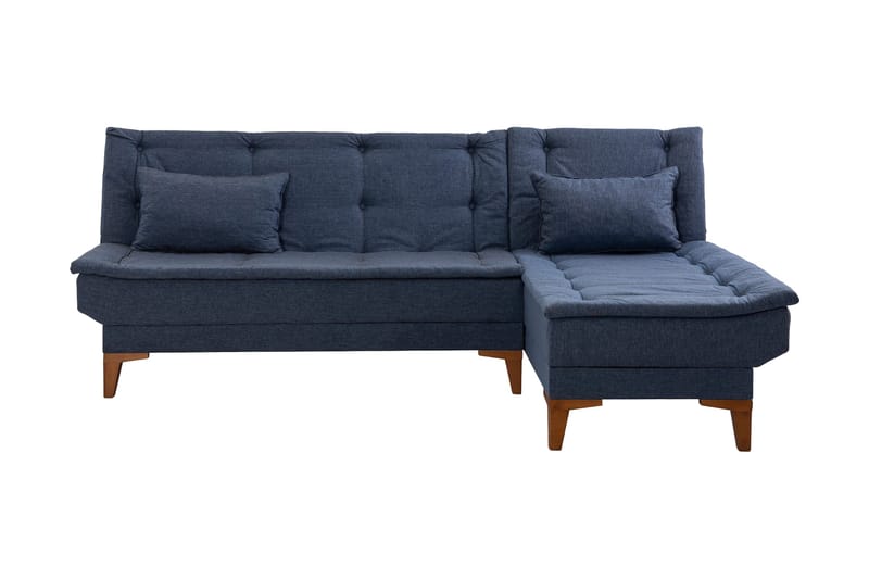 Hunterville Sovesofa m. Divan 4-seters 107x205, Mørkeblå