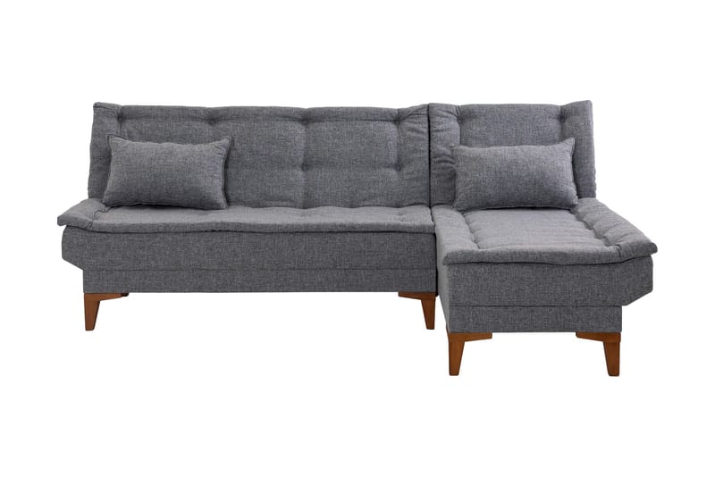 Hunterville Sovesofa m. Divan 4-seters 107x205, Mørkegrå