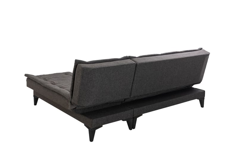 Hunterville Sovesofa med Sjeselong 4-seter - Antrasitt - Møbler - Sofaer - Sovesofaer - Sovesofa divan