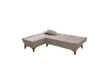 Hunterville Sovesofa med Sjeselong 4-seter - Beige - Møbler - Sofaer - Sovesofaer - Sovesofa divan