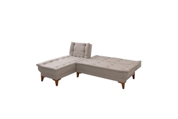 Hunterville Sovesofa med Sjeselong 4-seter - Beige - Møbler - Sofaer - Sovesofaer - Sovesofa divan