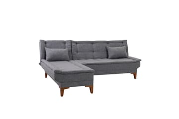 Hunterville Sovesofa med Sjeselong 4-seter - Mørkegrå - Møbler - Sofaer - Sovesofaer - Sovesofa divan