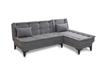 Hunterville Sovesofa med Sjeselong 4-seter - Mørkegrå - Møbler - Sofaer - Sovesofaer - Sovesofa divan