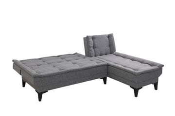 Hunterville Sovesofa med Sjeselong 4-seter - Mørkegrå - Møbler - Sofaer - Sovesofaer - Sovesofa divan