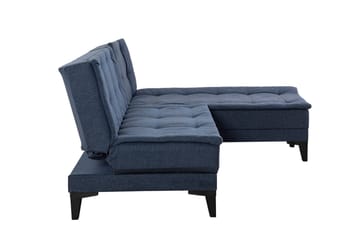 Hunterville Sovesofa med Sjeselong 4-seter - Marineblå - Møbler - Sofaer - Sovesofaer - Sovesofa divan