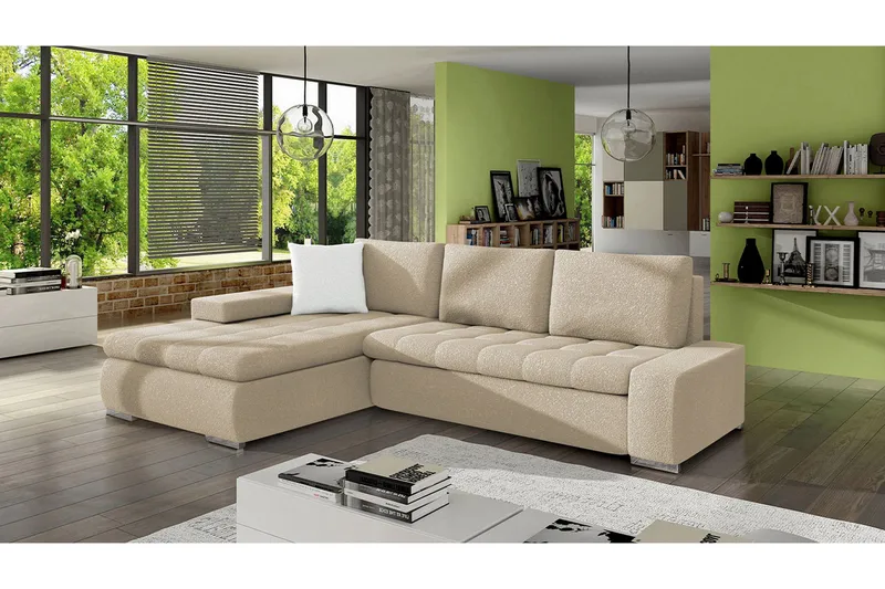 Irja Sovesofa m. Divan L-formet - Møbler - Sofaer - Sovesofaer - Sovesofa divan