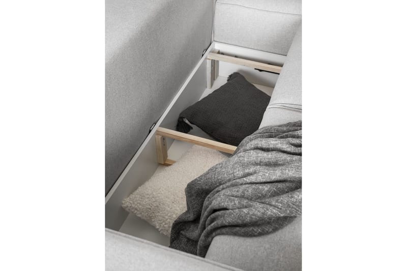 Kamli Sovesofa m. Divan med Oppbevaring - Brun - Møbler - Sofaer - Sovesofaer - Sovesofa divan