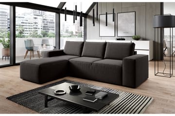 Kamli Sovesofa m. Divan med Oppbevaring - Brun - Møbler - Sofaer - Sovesofaer - Sovesofa divan
