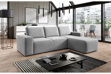 Kamli Sovesofa m. Divan med Oppbevaring - Grå - Møbler - Sofaer - Sovesofaer - Sovesofa divan