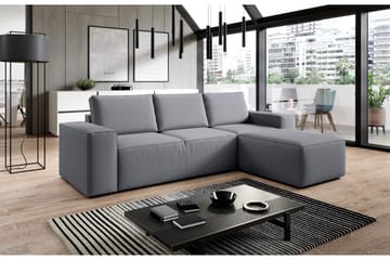 Kamli Sovesofa m. Divan med Oppbevaring - Grå - Møbler - Sofaer - Sovesofaer - Sovesofa divan