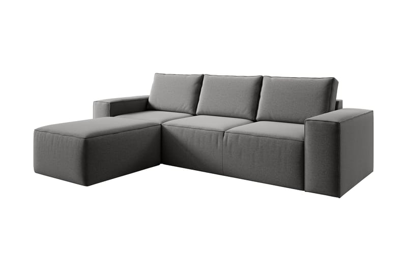 Kamli Sovesofa m. Divan med Oppbevaring - Grå - Møbler - Sofaer - Sovesofaer - Sovesofa divan
