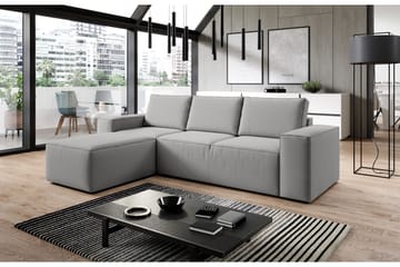 Kamli Sovesofa m. Divan med Oppbevaring - Grå - Møbler - Sofaer - Sovesofaer - Sovesofa divan