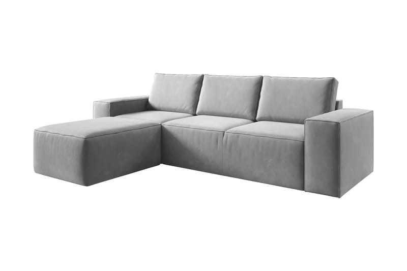 Kamli Sovesofa m. Divan med Oppbevaring - Grå - Møbler - Sofaer - Sovesofaer - Sovesofa divan