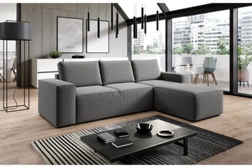 Kamli Sovesofa m. Divan med Oppbevaring - Grå - Møbler - Sofaer - Sovesofaer - Sovesofa divan