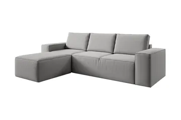 Kamli Sovesofa m. Divan med Oppbevaring - Grå - Møbler - Sofaer - Sovesofaer - Sovesofa divan