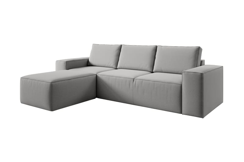 Kamli Sovesofa m. Divan med Oppbevaring - Grå - Møbler - Sofaer - Sovesofaer - Sovesofa divan