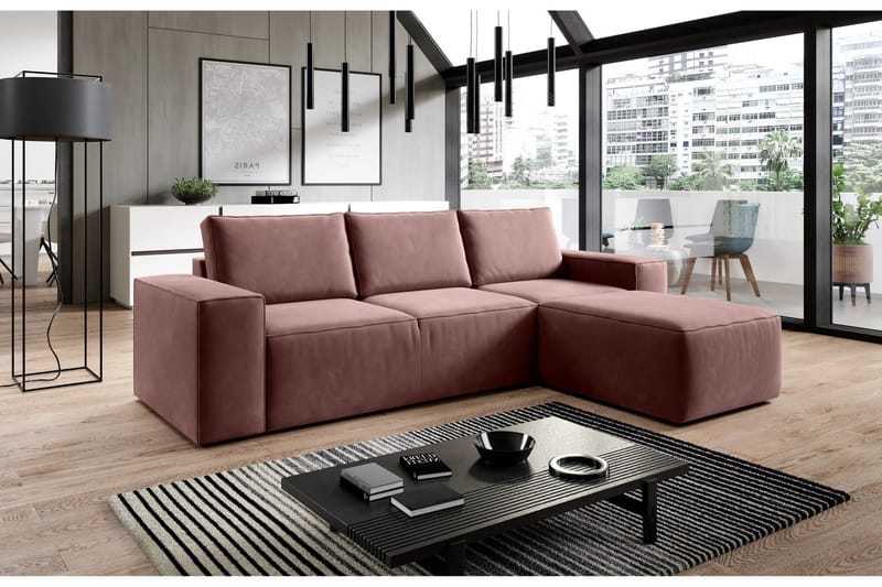 Kamli Sovesofa m. Divan med Oppbevaring - Grønn - Møbler - Sofaer - Sovesofaer - Sovesofa divan
