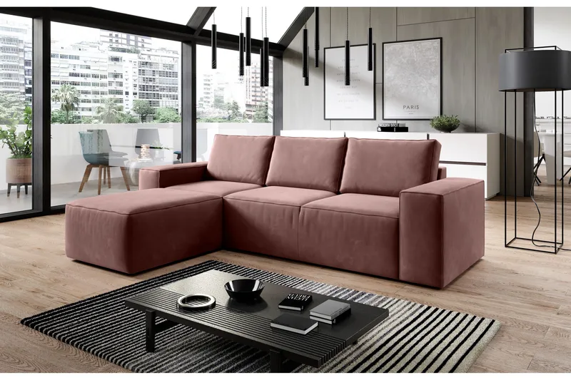 Kamli Sovesofa m. Divan med Oppbevaring - Grønn - Møbler - Sofaer - Sovesofaer - Sovesofa divan