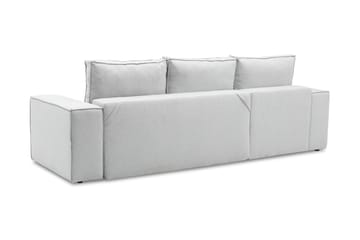 Kamli Sovesofa m. Divan med Oppbevaring - Lysegrå - Møbler - Sofaer - Sovesofaer - Sovesofa divan