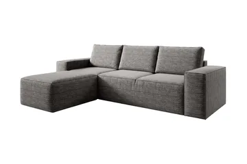 Kamli Sovesofa m. Divan med Oppbevaring - Lysegrå - Møbler - Sofaer - Sovesofaer - Sovesofa divan