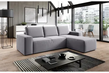 Kamli Sovesofa m. Divan med Oppbevaring - Mørkegrå - Møbler - Sofaer - Sovesofaer - Sovesofa divan