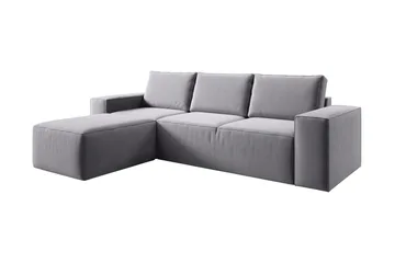 Kamli Sovesofa m. Divan med Oppbevaring - Mørkegrå - Møbler - Sofaer - Sovesofaer - Sovesofa divan