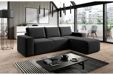 Kamli Sovesofa m. Divan med Oppbevaring - Mørkegrå - Møbler - Sofaer - Sovesofaer - Sovesofa divan