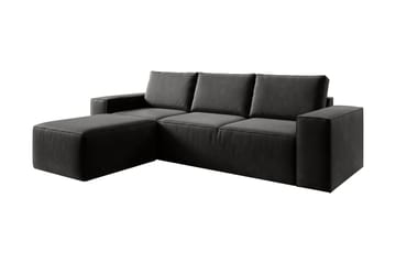 Kamli Sovesofa m. Divan med Oppbevaring - Mørkegrå - Møbler - Sofaer - Sovesofaer - Sovesofa divan