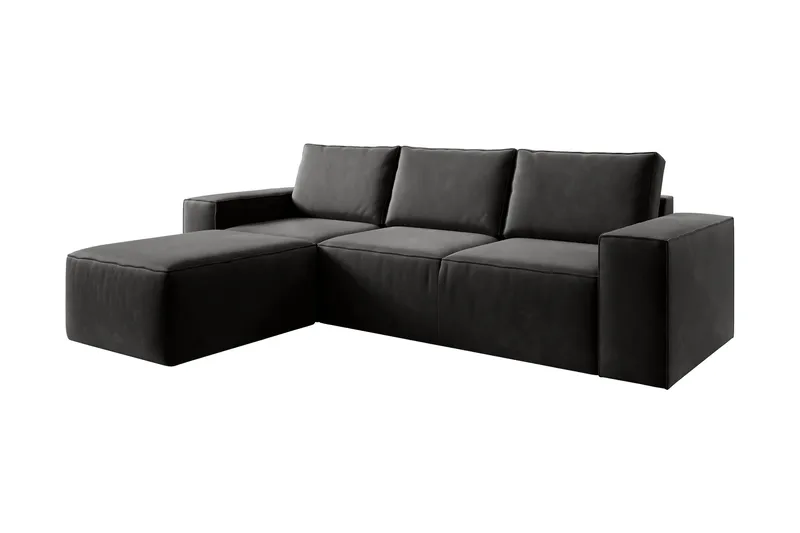 Kamli Sovesofa m. Divan med Oppbevaring - Mørkegrå - Møbler - Sofaer - Sovesofaer - Sovesofa divan