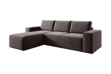 Kamli Sovesofa m. Divan med Oppbevaring - Mørkegrå - Møbler - Sofaer - Sovesofaer - Sovesofa divan
