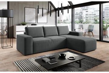 Kamli Sovesofa m. Divan med Oppbevaring - Mørkegrå - Møbler - Sofaer - Sovesofaer - Sovesofa divan