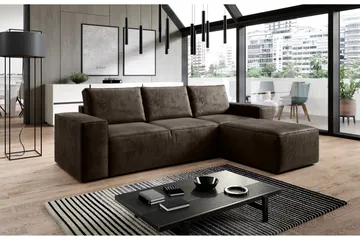 Kamli Sovesofa m. Divan med Oppbevaring - Rosa - Møbler - Sofaer - Sovesofaer - Sovesofa divan