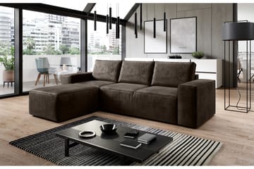Kamli Sovesofa m. Divan med Oppbevaring - Rosa - Møbler - Sofaer - Sovesofaer - Sovesofa divan