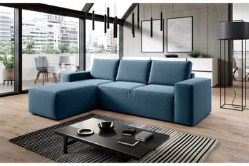 Kamli Sovesofa m. Divan med Oppbevaring - Turkis - Møbler - Sofaer - Sovesofaer - Sovesofa divan