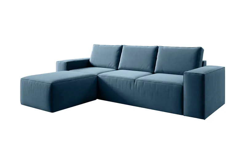 Kamli Sovesofa m. Divan med Oppbevaring - Turkis - Møbler - Sofaer - Sovesofaer - Sovesofa divan