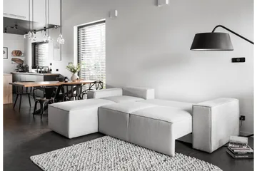 Kamli Sovesofa m. Divan med Oppbevaring - Turkis - Møbler - Sofaer - Sovesofaer - Sovesofa divan