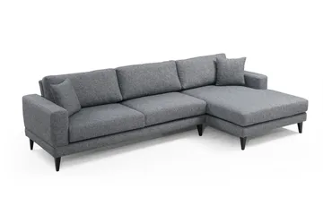 Katilaya Sovesofa med Divan Høyre - Grå - Møbler - Sofaer - Sovesofaer - Sovesofa divan