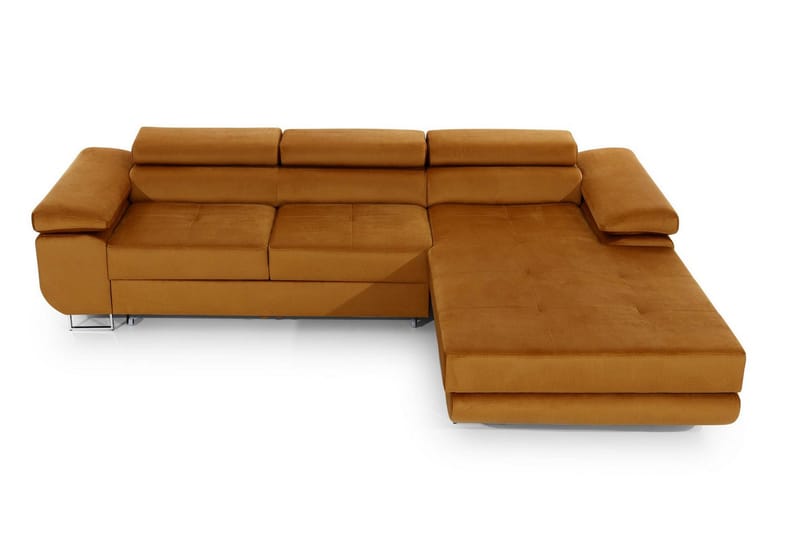 Klinka Sovesofa med Divan Høyre - Gul - Møbler - Sofaer - Sovesofaer - Sovesofa divan