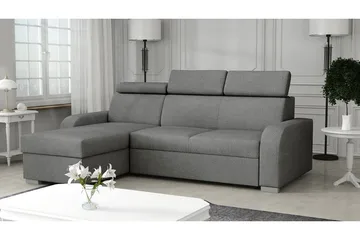 Lavona Divansofa Vendbar - Grå - Møbler - Sofaer - Sovesofaer - Sovesofa divan
