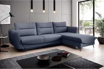 Lence Sovesofa m. Divan Oppbevaring - Grå - Møbler - Sofaer - Sovesofaer - Sovesofa divan