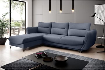 Lence Sovesofa m. Divan Oppbevaring - Grå - Møbler - Sofaer - Sovesofaer - Sovesofa divan