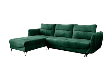 Lence Sovesofa m. Divan Oppbevaring - Grønn - Møbler - Sofaer - Sovesofaer - Sovesofa divan