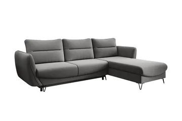Lence Sovesofa m. Divan Oppbevaring - Lysegrå - Møbler - Sofaer - Sovesofaer - Sovesofa divan