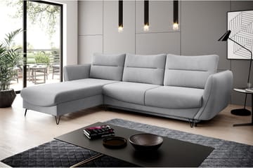 Lence Sovesofa m. Divan Oppbevaring - Lysegrå - Møbler - Sofaer - Sovesofaer - Sovesofa divan