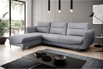 Lence Sovesofa m. Divan Oppbevaring - Lysegrå - Møbler - Sofaer - Sovesofaer - Sovesofa divan