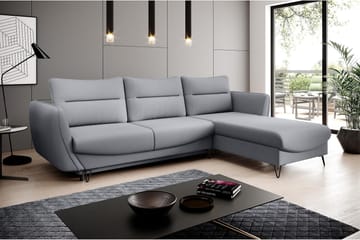 Lence Sovesofa m. Divan Oppbevaring - Lysegrå - Møbler - Sofaer - Sovesofaer - Sovesofa divan