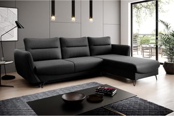 Lence Sovesofa m. Divan Oppbevaring - Mørkegrå - Møbler - Sofaer - Sovesofaer - Sovesofa divan